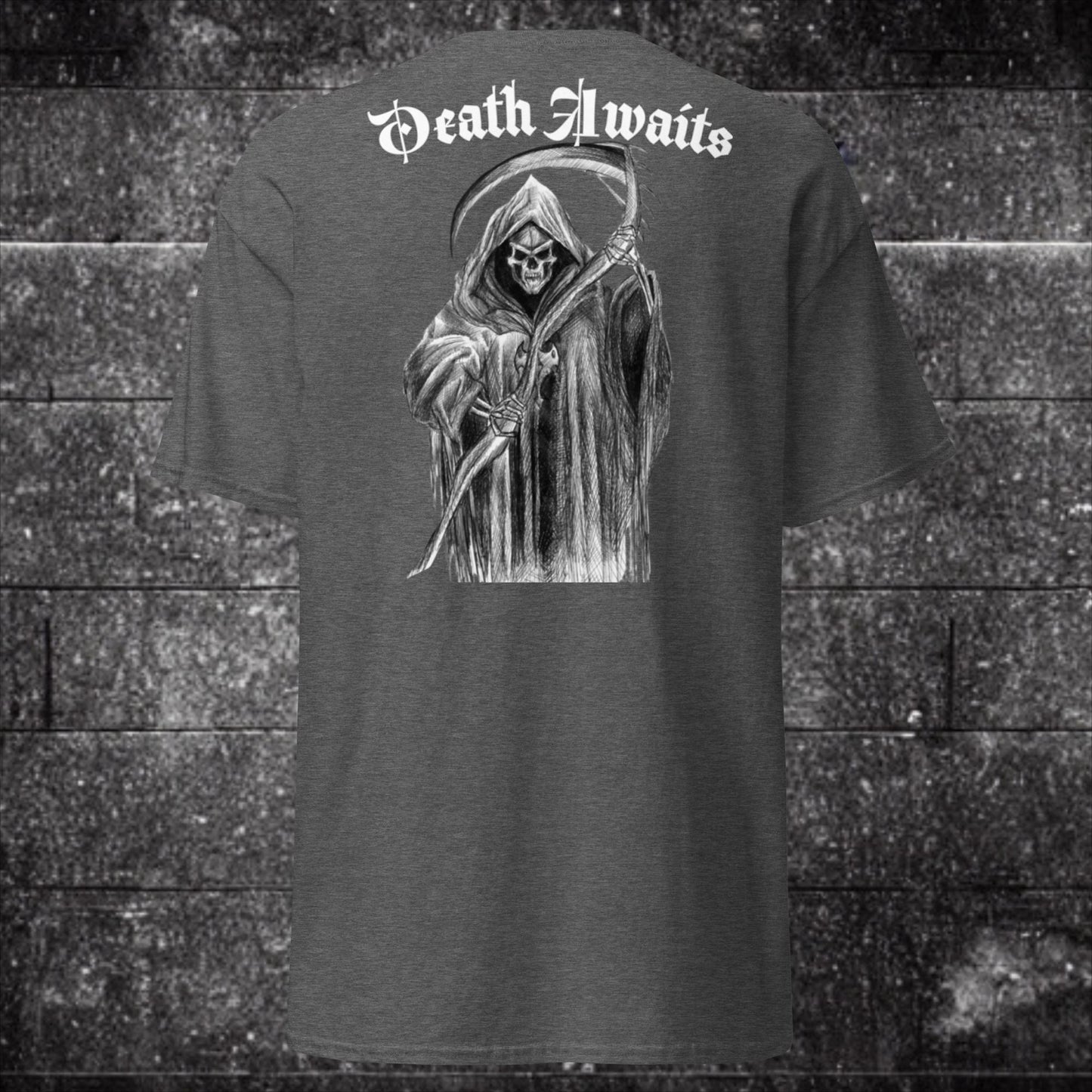 Death Awaits T Shirt