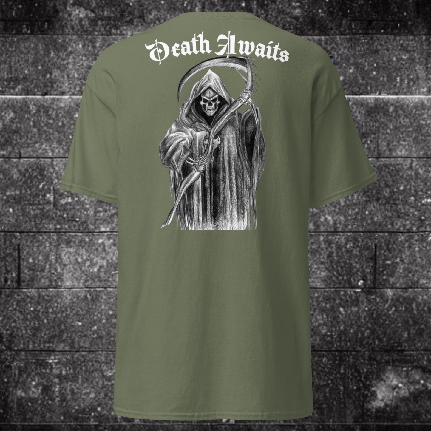 Death Awaits T Shirt