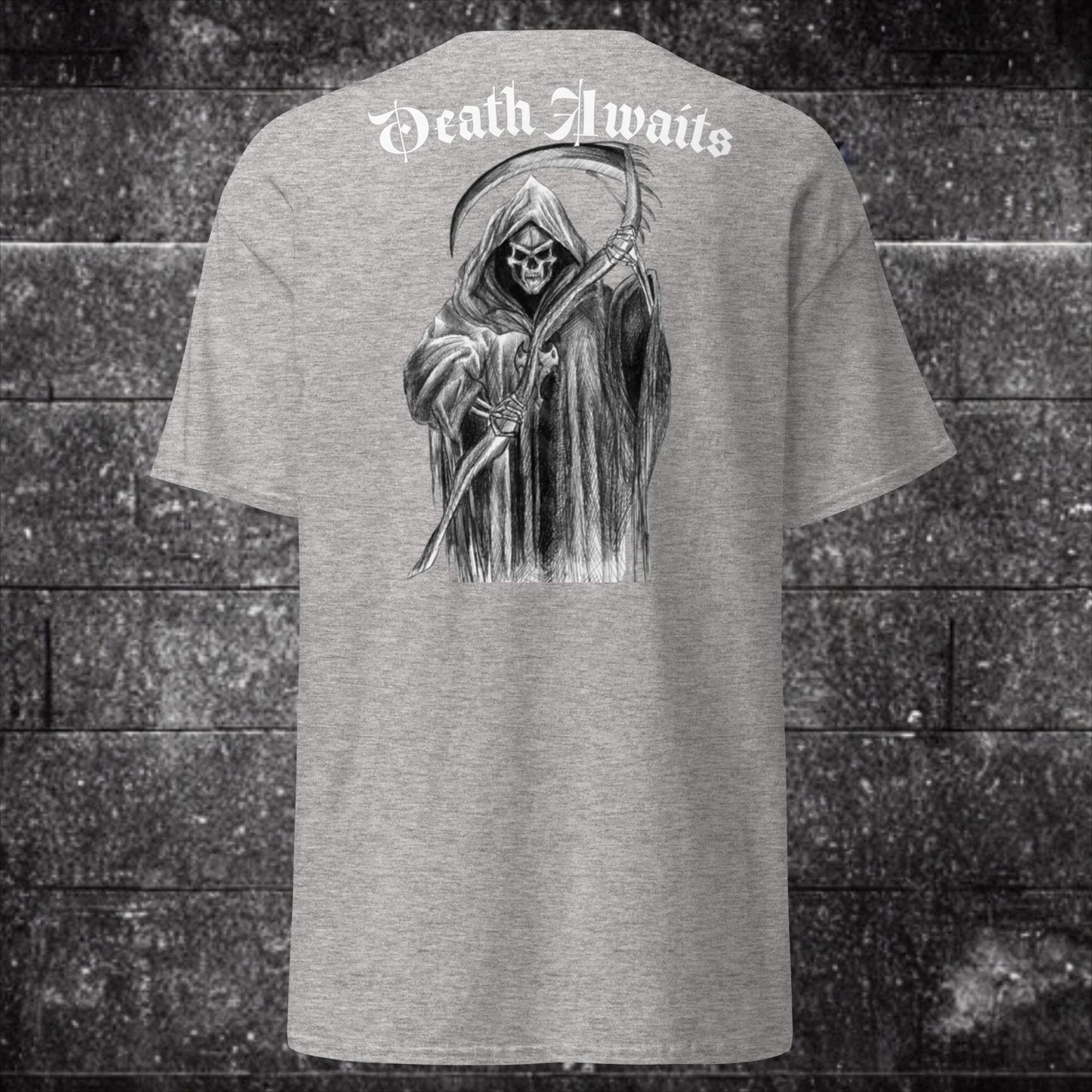 Death Awaits T Shirt